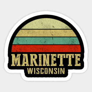 marinette wisconsin stickers